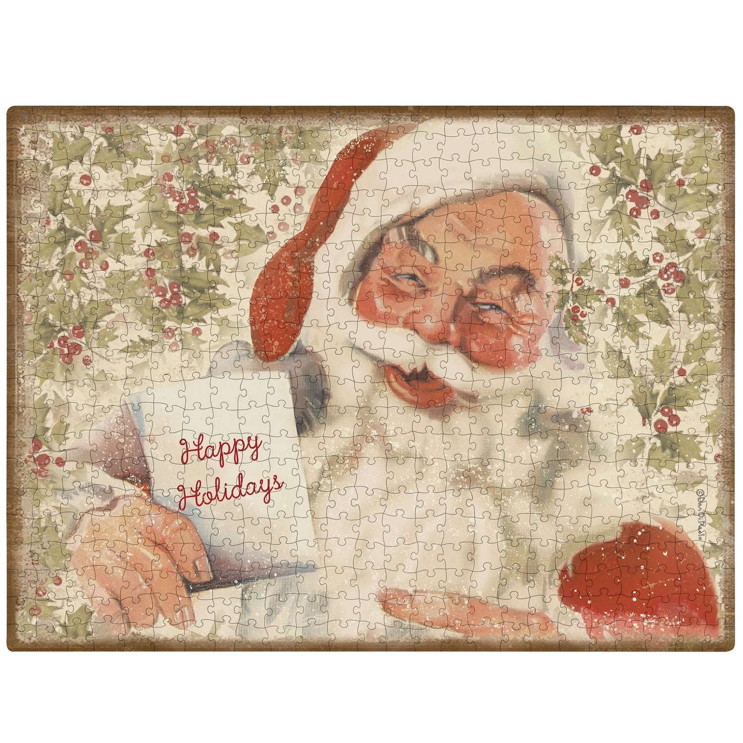 Vintage Santa Puzzle
