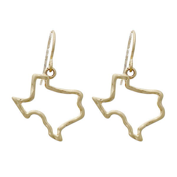 Gold Texas Earrings & Necklace