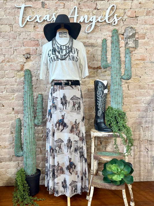 Cowboy Take Me Away Graphic Tee