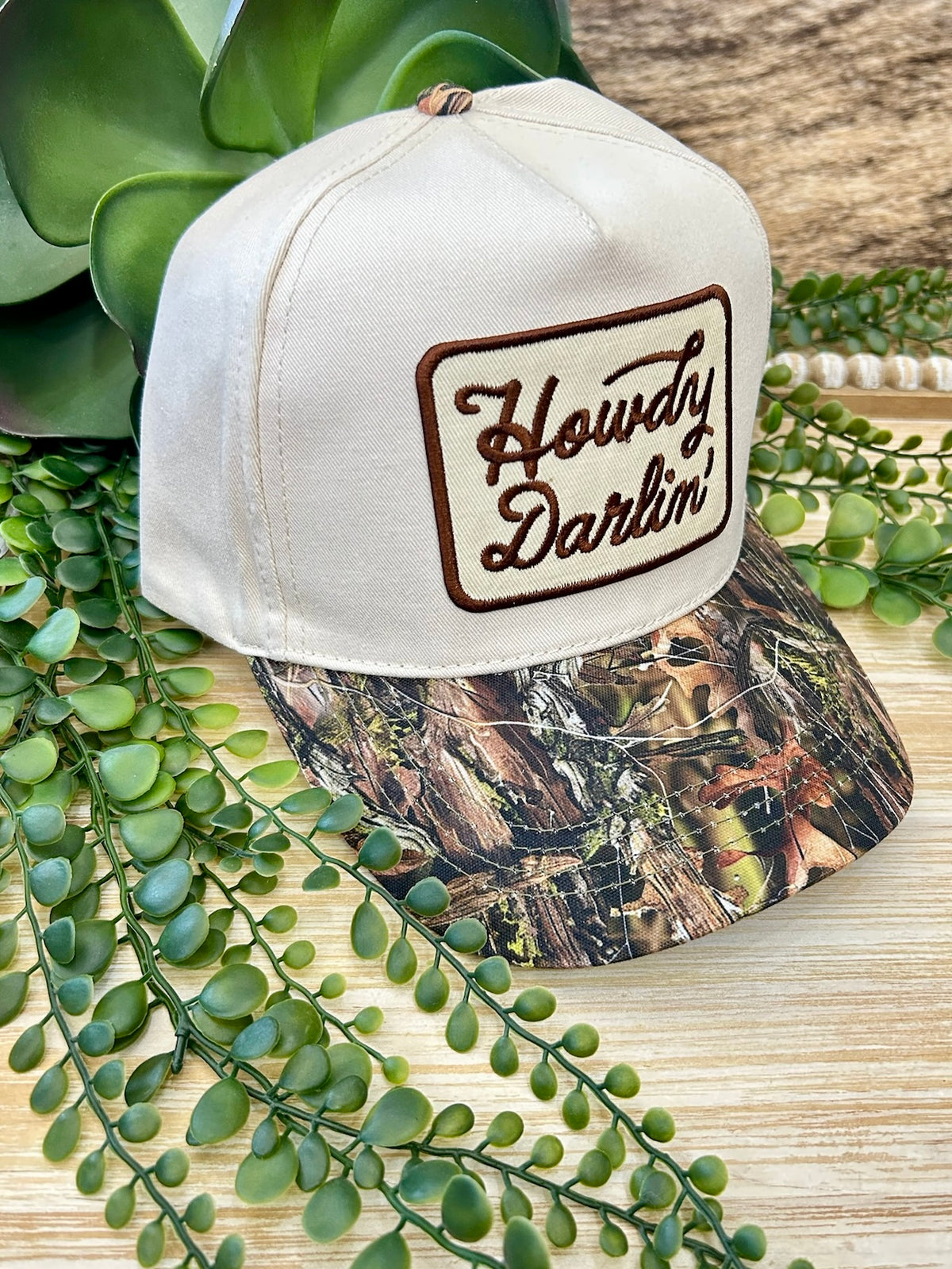 RESTOCK Howdy Darlin' Camo Trucker Hat