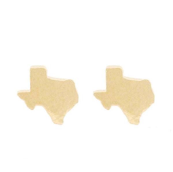 Gold Texas Earrings & Necklace