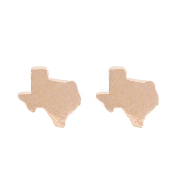 Rose Gold Texas Earrings & Necklace