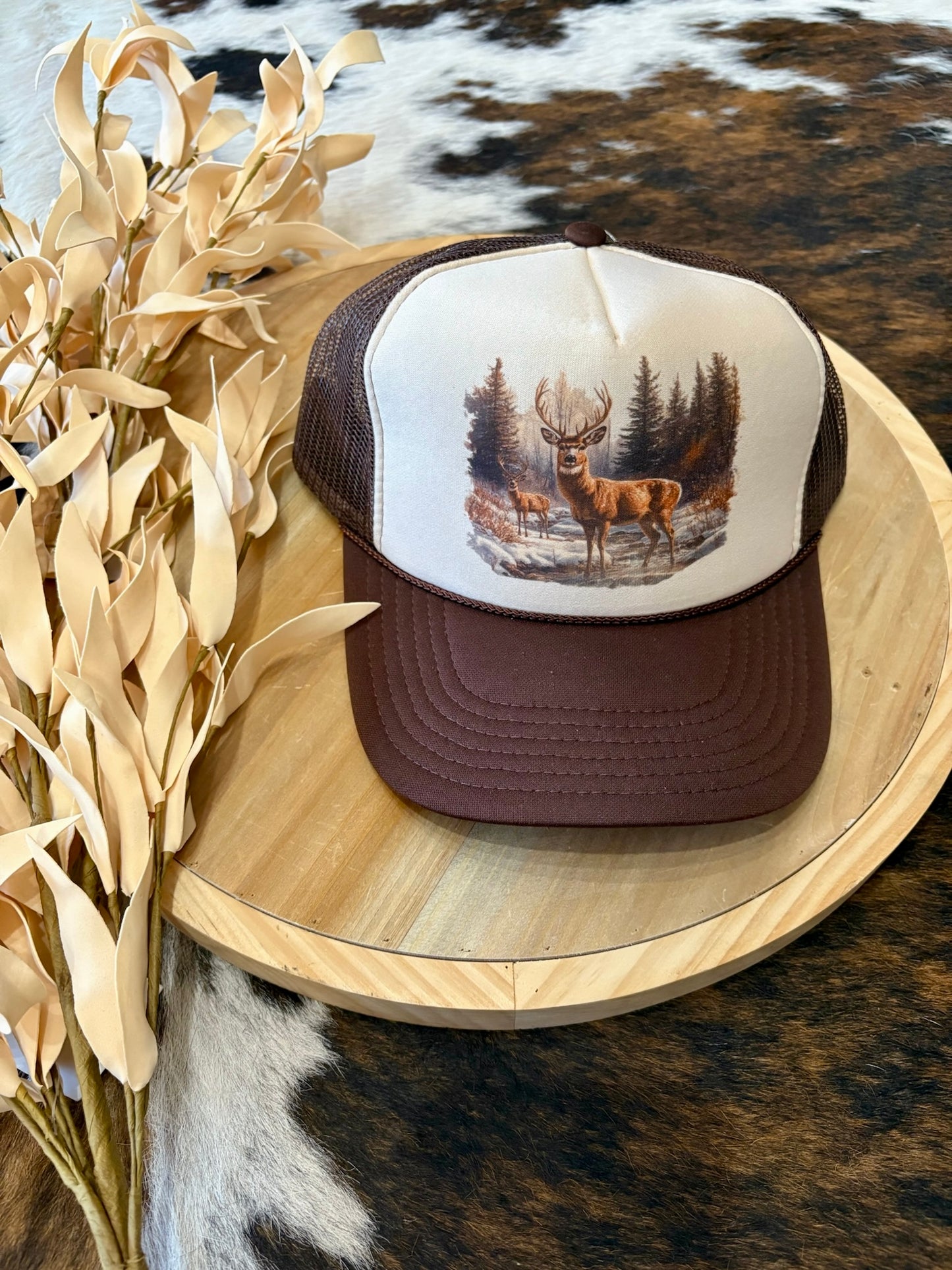 Deer Season Brown Trucker Hat