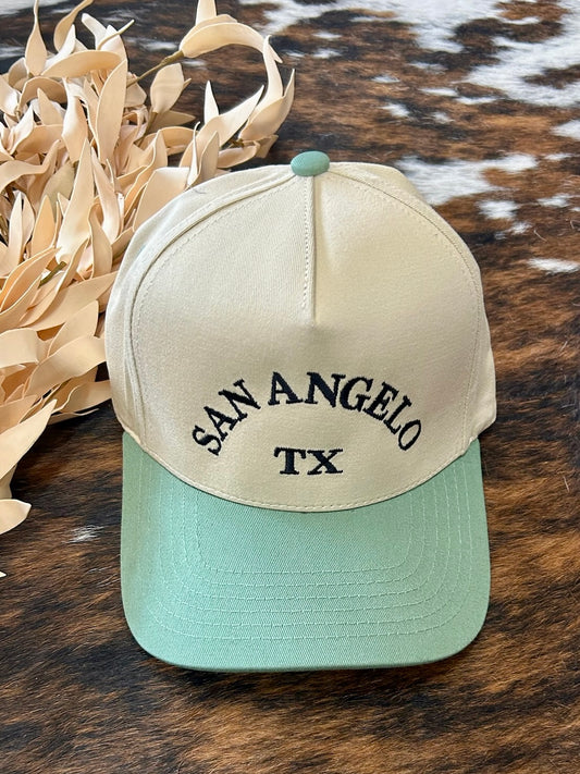 San Angelo, TX Sage Trucker Hat