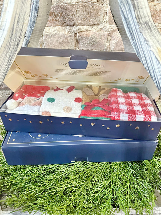 50% Off - Classic Christmas Fuzzy Socks