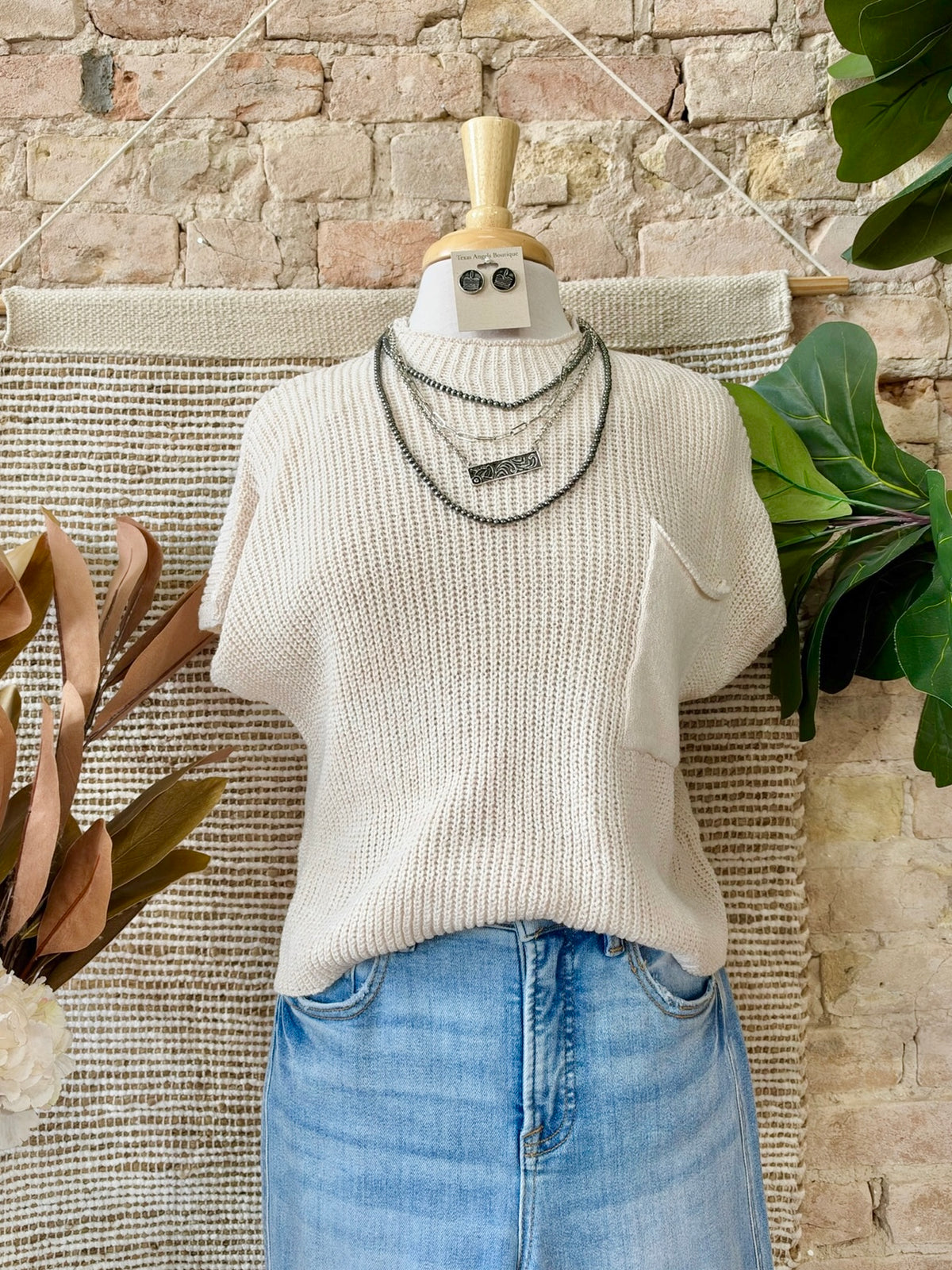 There’s Always Tomorrow Ivory Knit Top