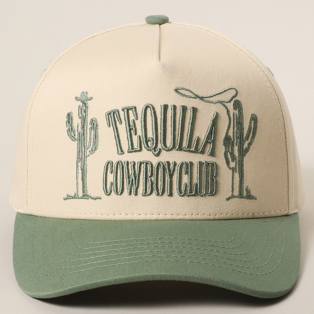 Tequila Cowboy Club Sage Trucker Hat