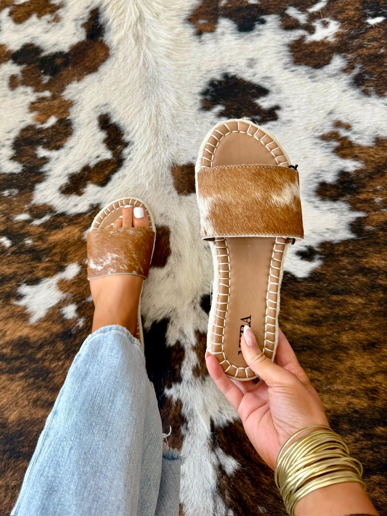 MYRA Cowhide Sandals