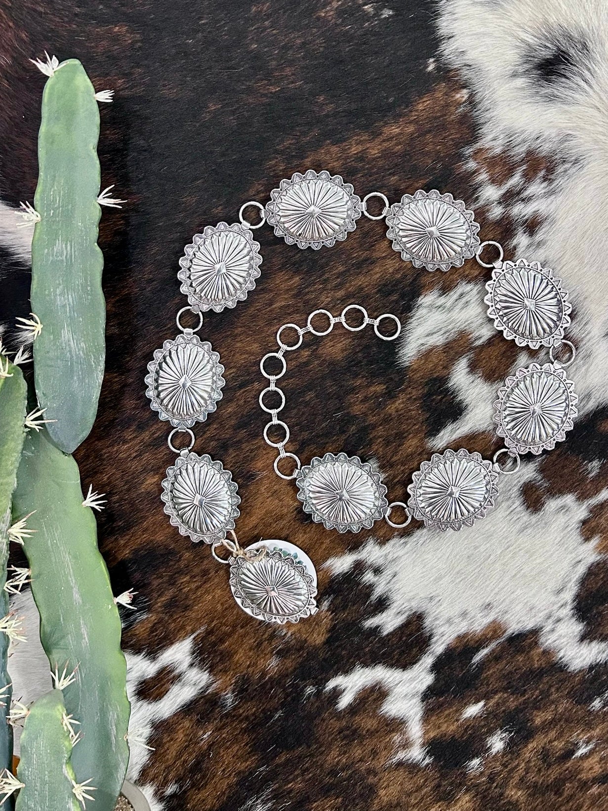 Silver Concho Belt