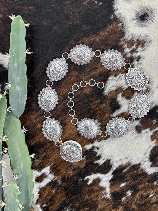 Silver Concho Belt