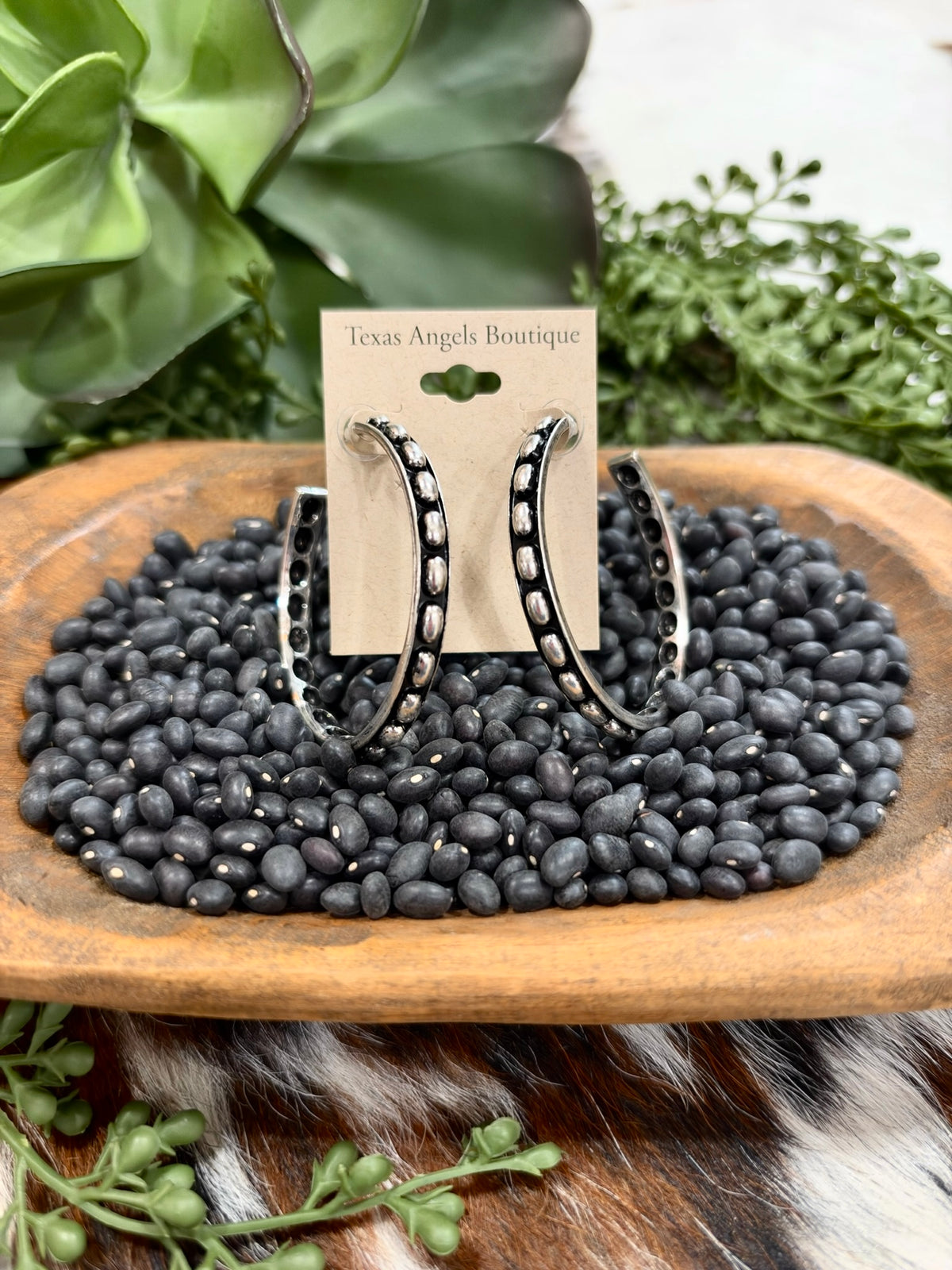 Silver Hoop Earrings