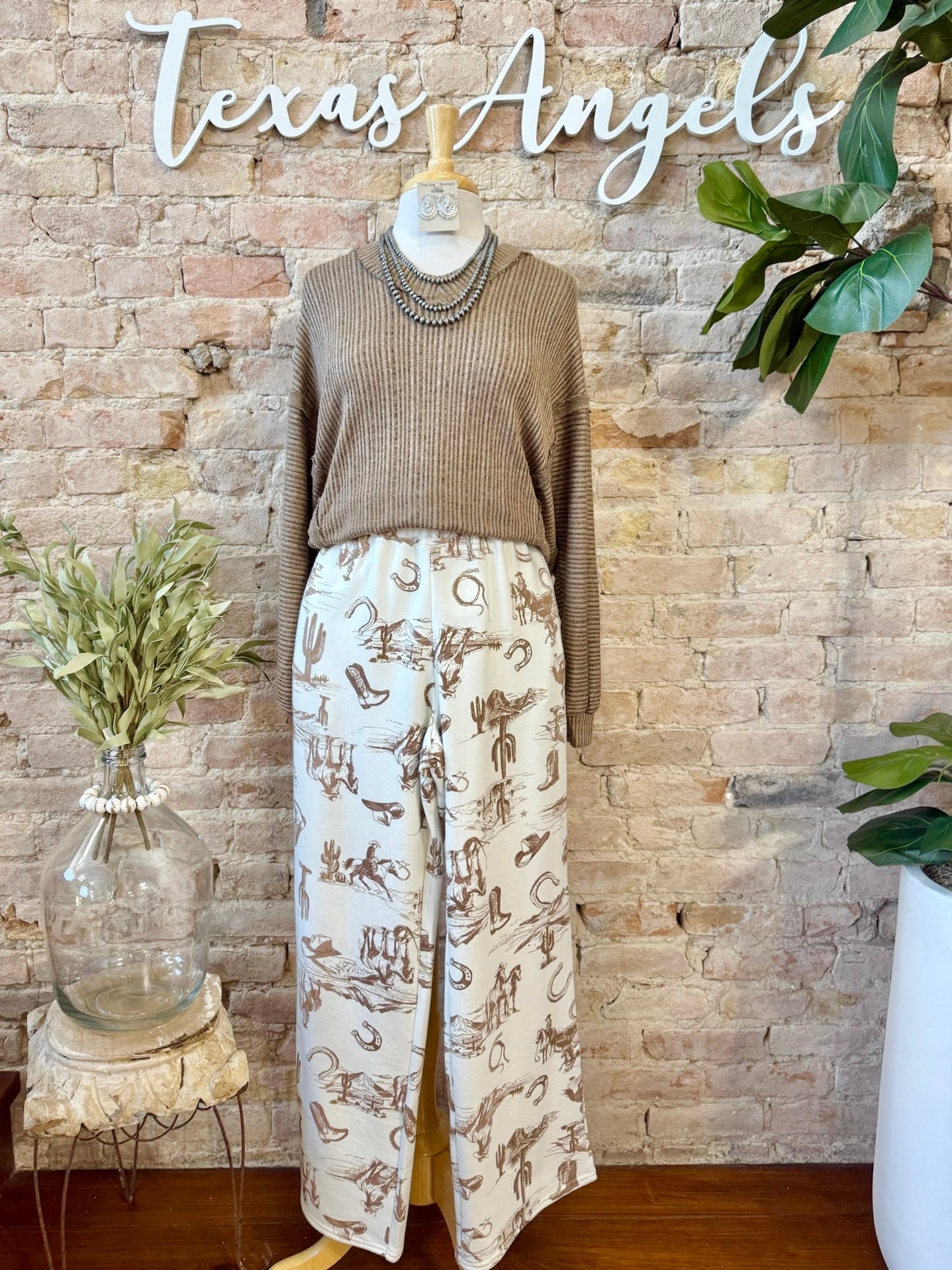40% Off - West Texas Western Print Joggers