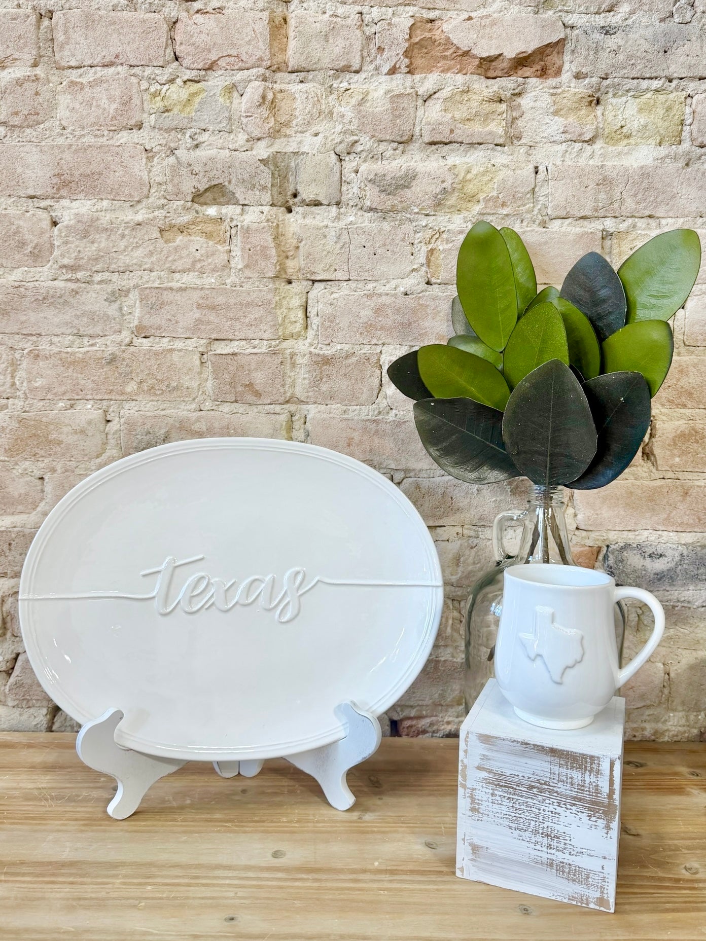 White Texas Coffee Mug