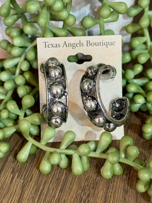 Silver Hoop Earrings