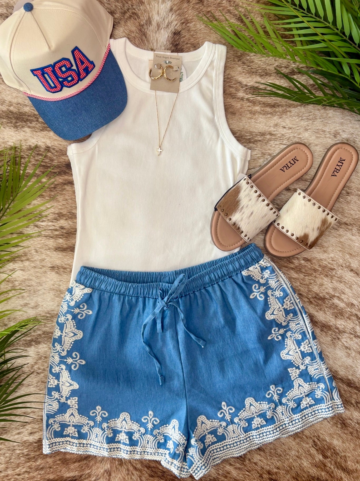Why Not White Tank Top