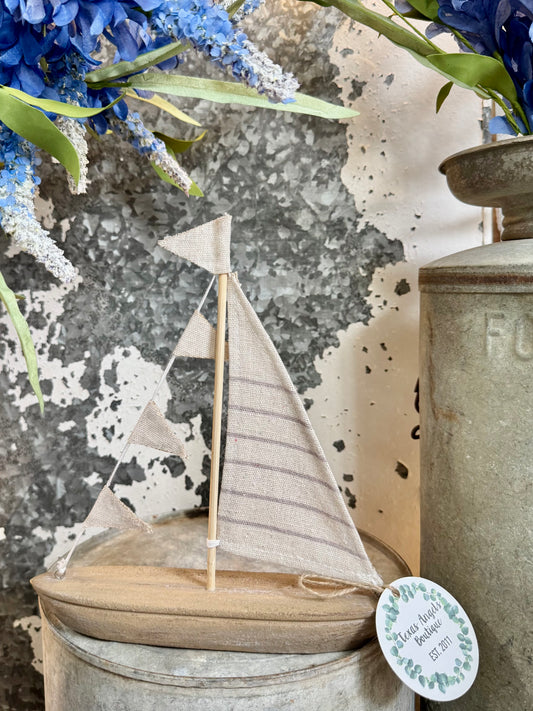 Wooden Sailboat