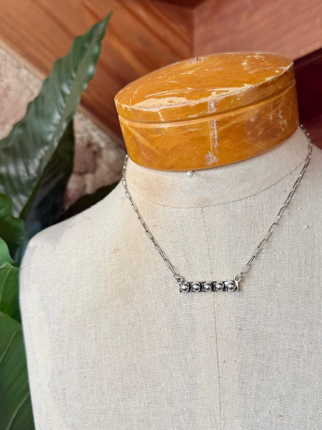 Silver Bar Necklace