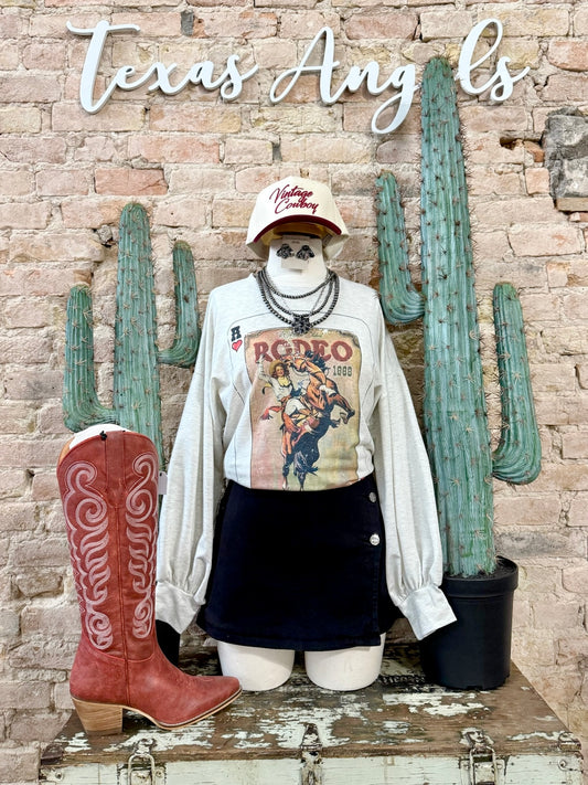 She’s Just A Rodeo Cowgirl Graphic Shirt