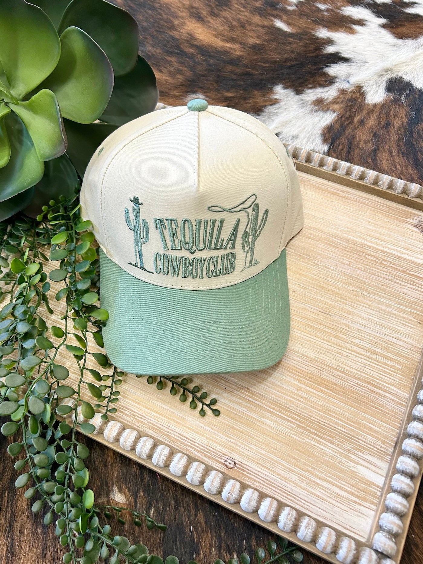 Tequila Cowboy Club Sage Trucker Hat