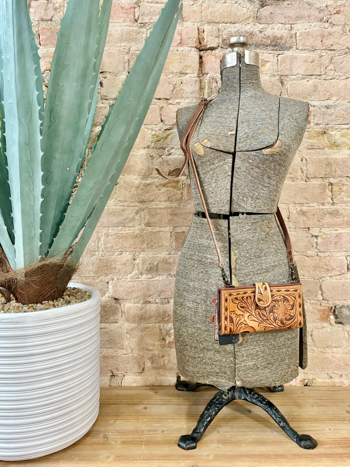 American Darling Tooled Leather Crossbody