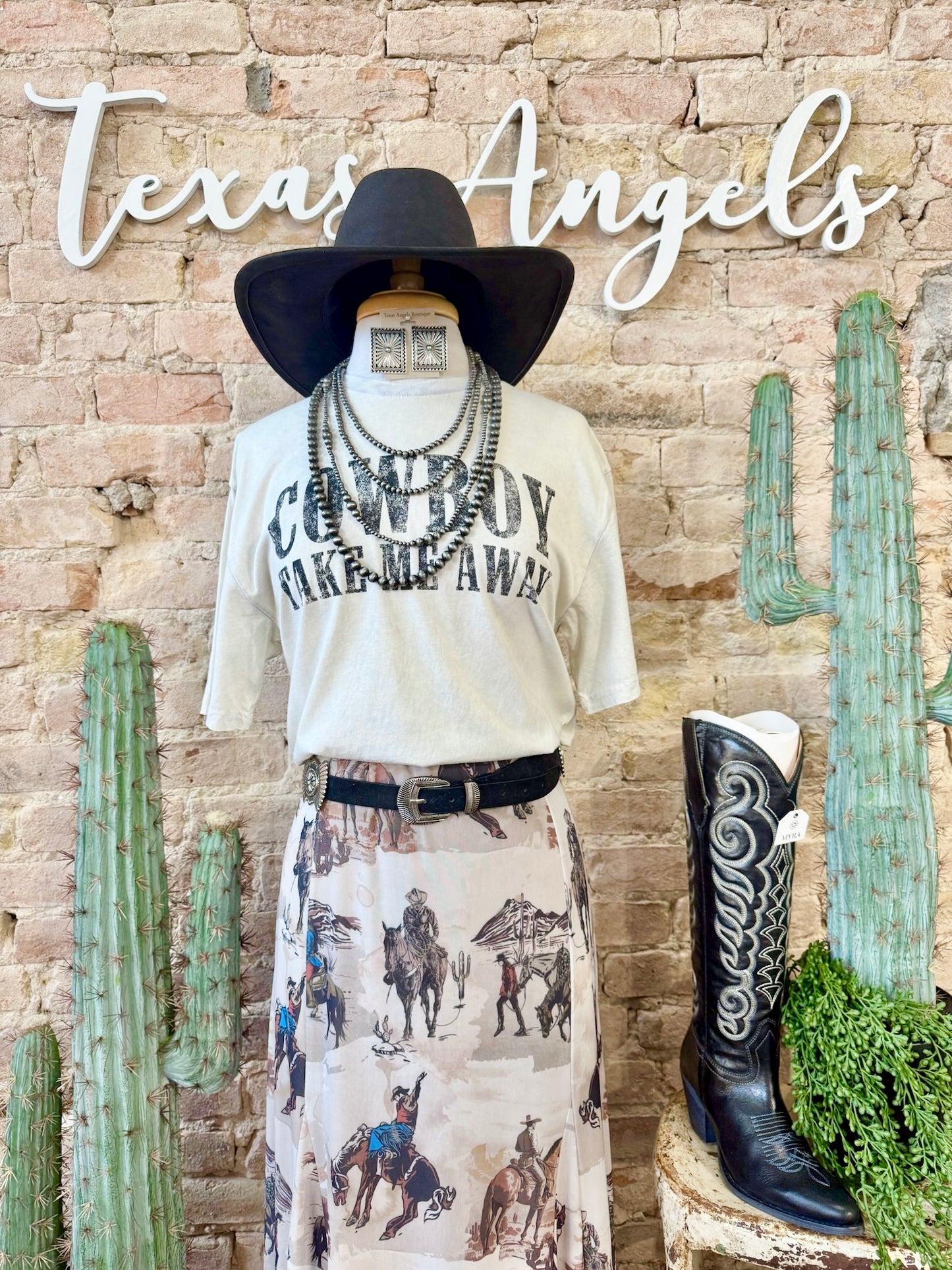 Cowboy Take Me Away Graphic Tee