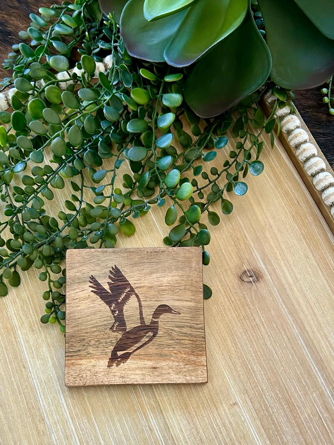 Wooden Duck Coasters