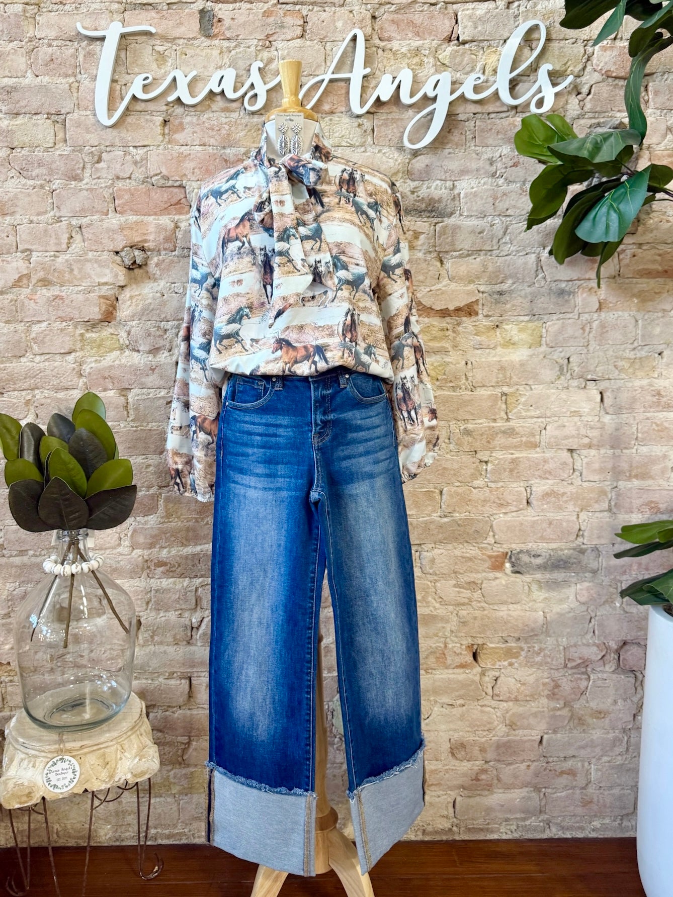 Wild & Free Western Blouse