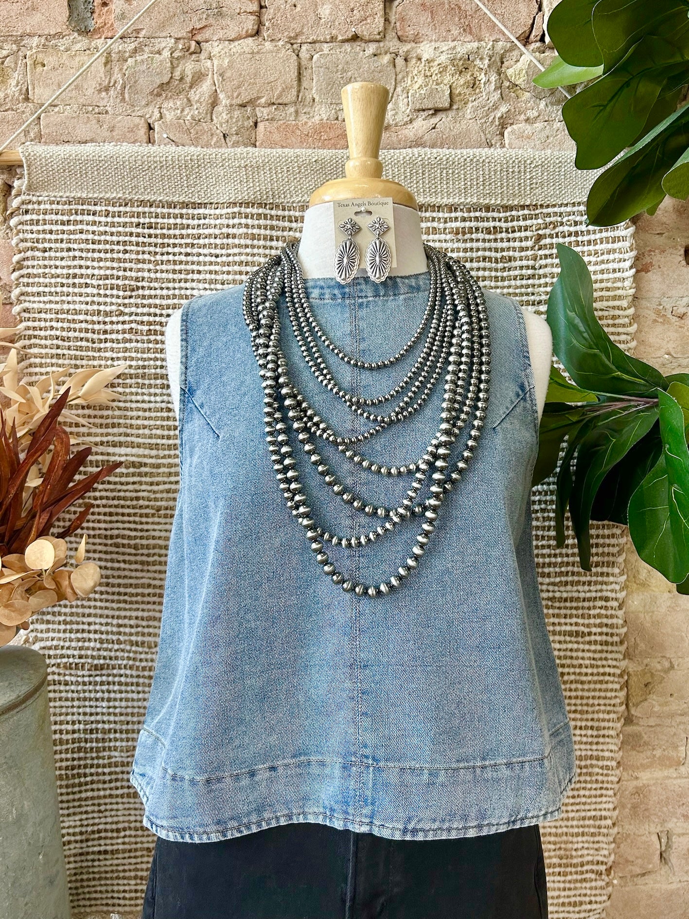 It’s The Thought That Counts Denim Tank