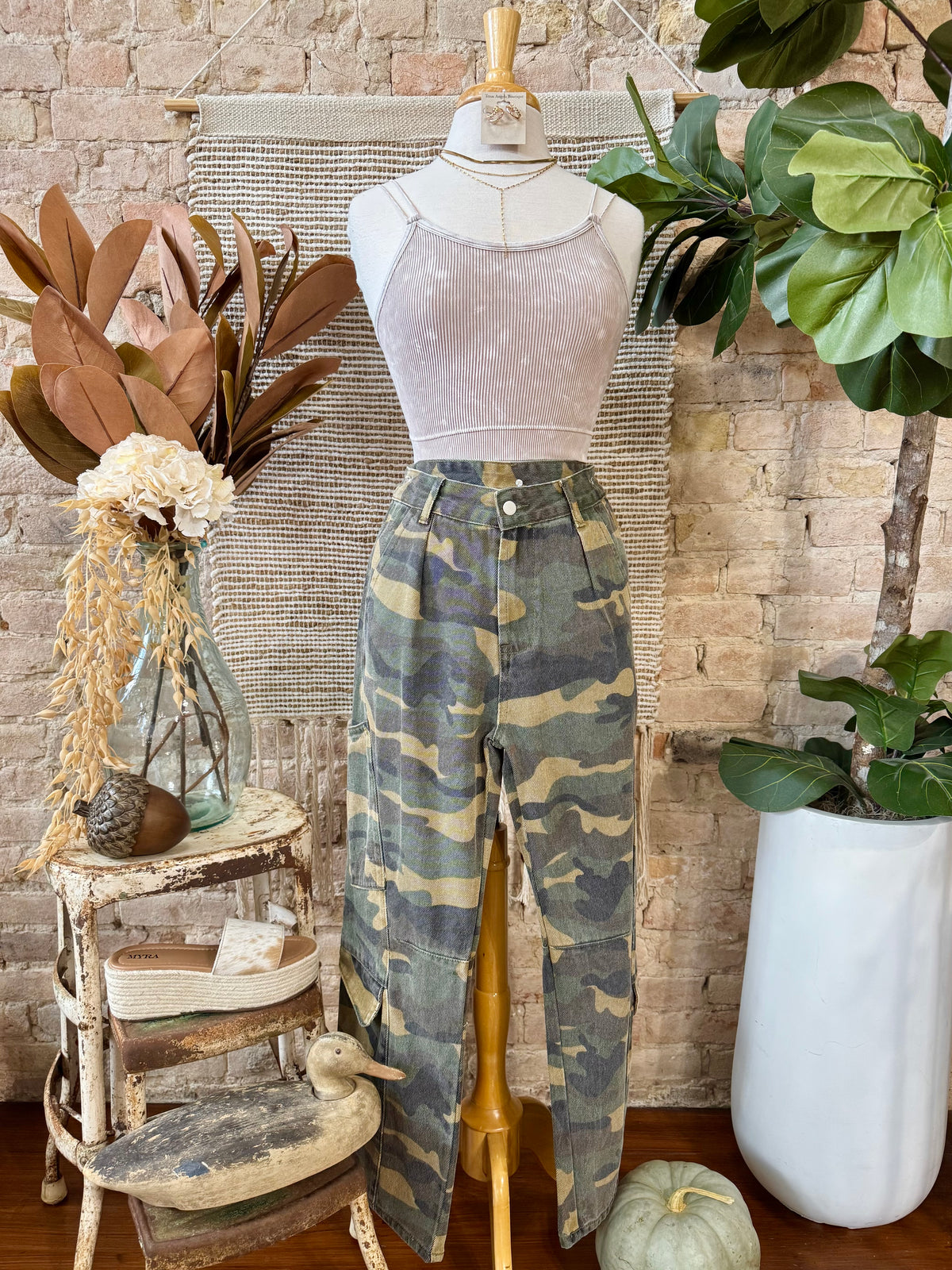 Cant You See Camo Cargo Pants