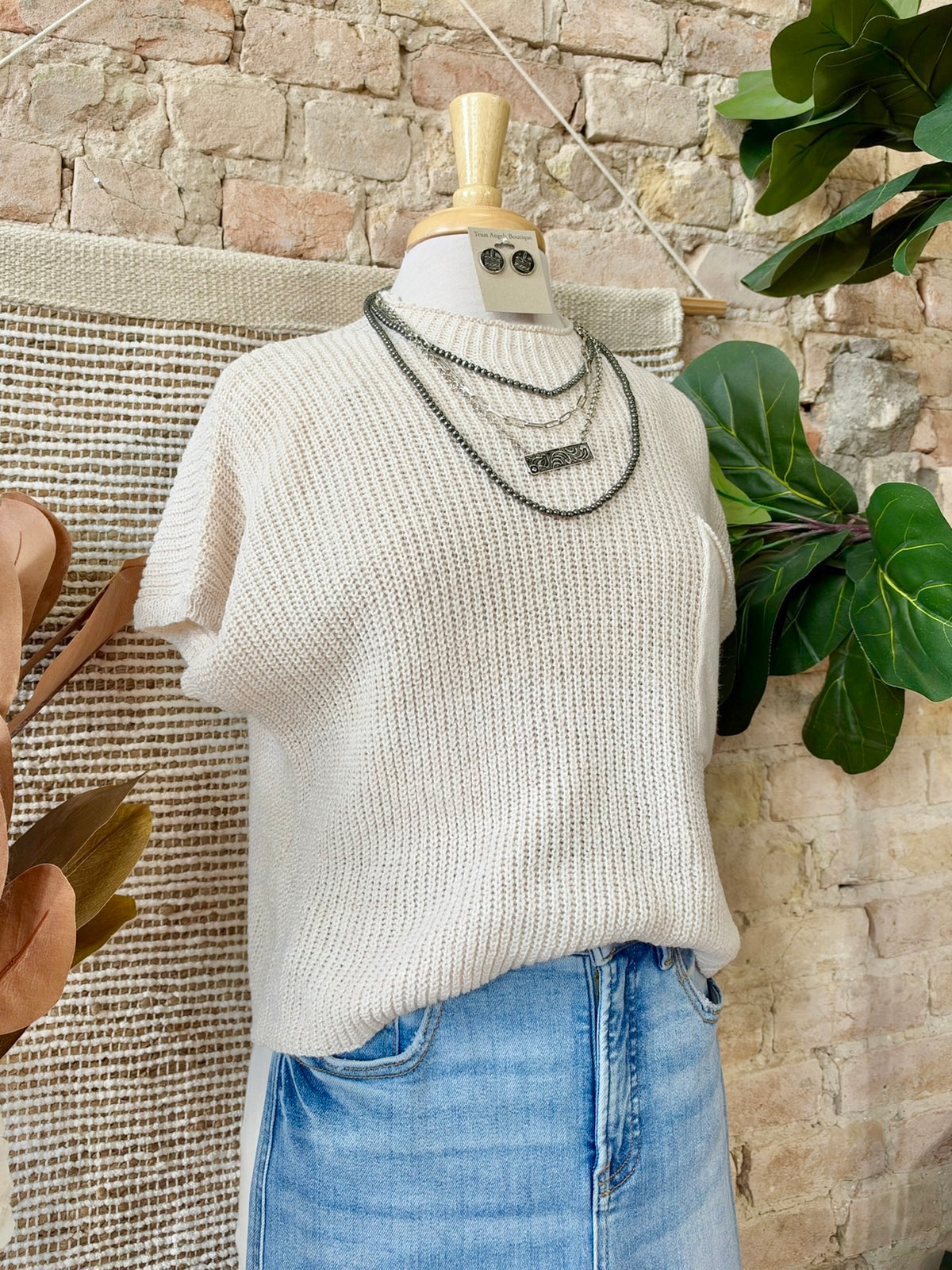 There’s Always Tomorrow Ivory Knit Top