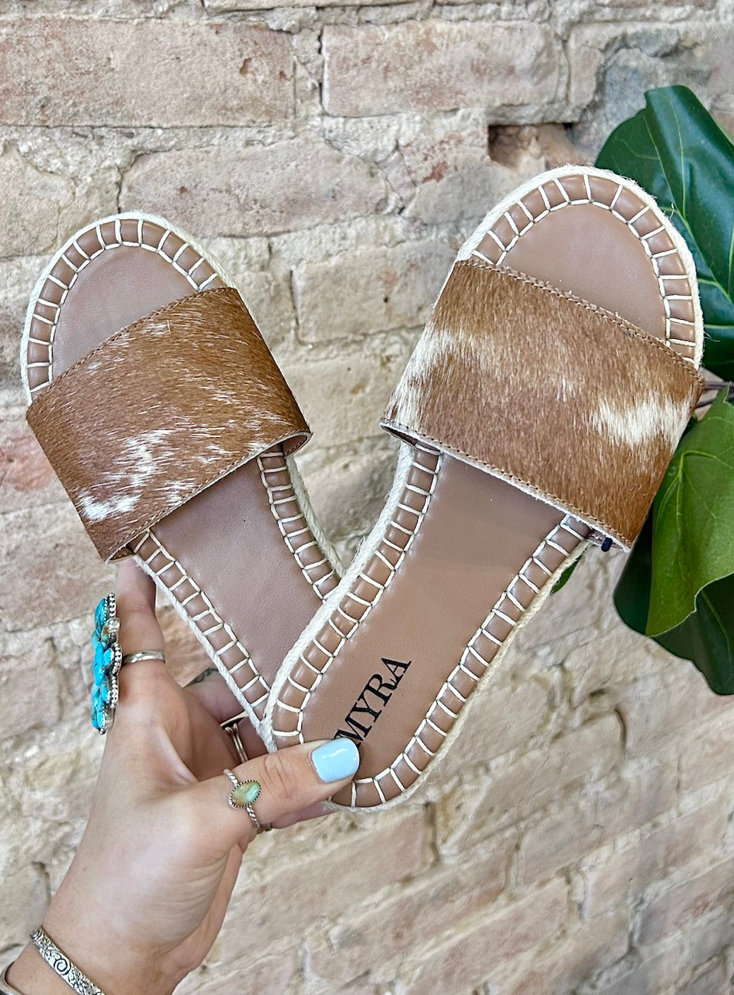 MYRA Cowhide Sandals