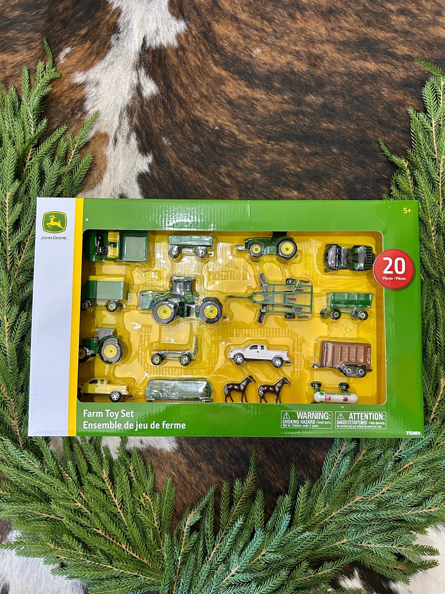 John Deere 20 Piece Tractor Toy Set