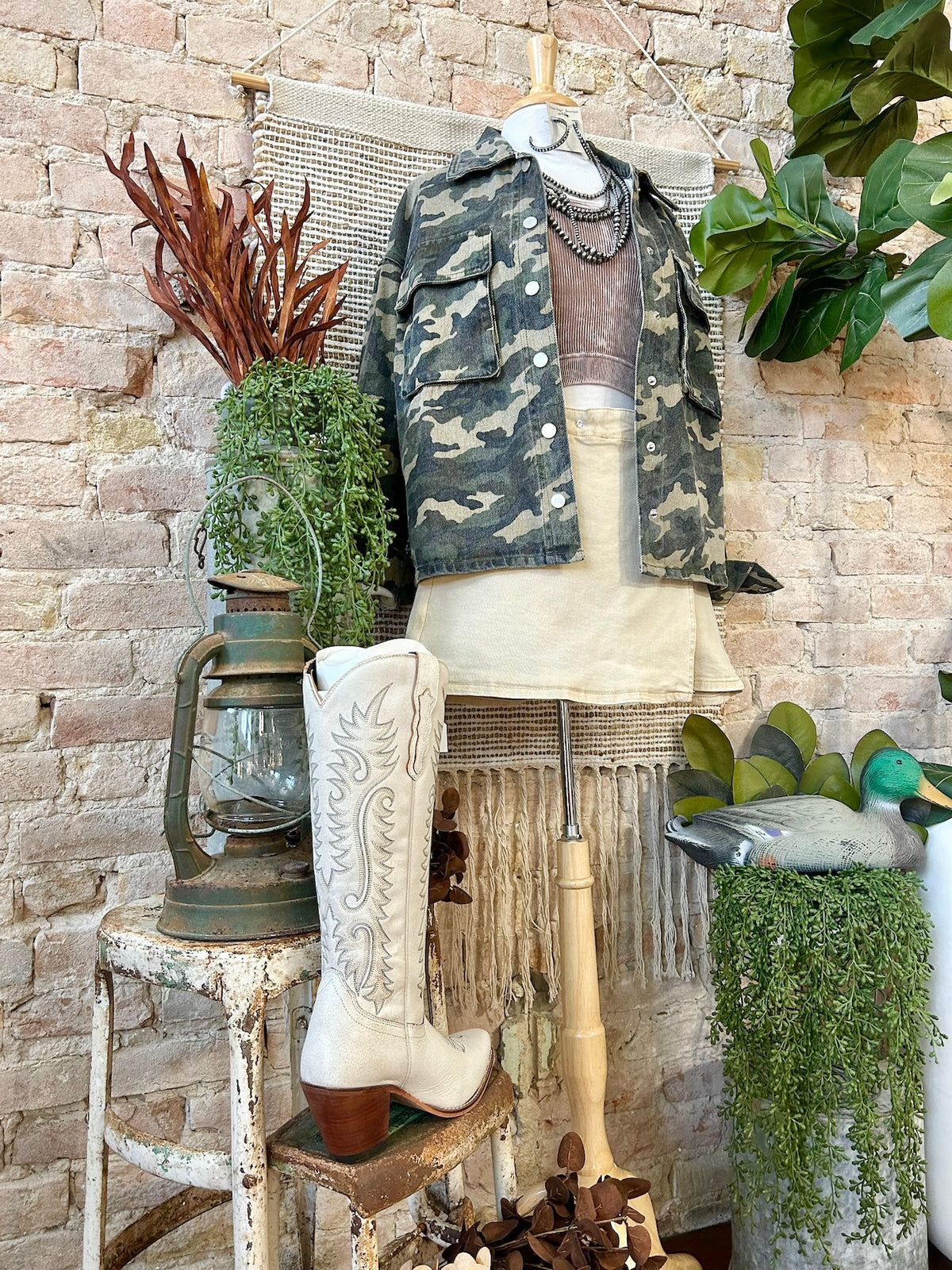 The Hunt Is Over Camo Print Jacket