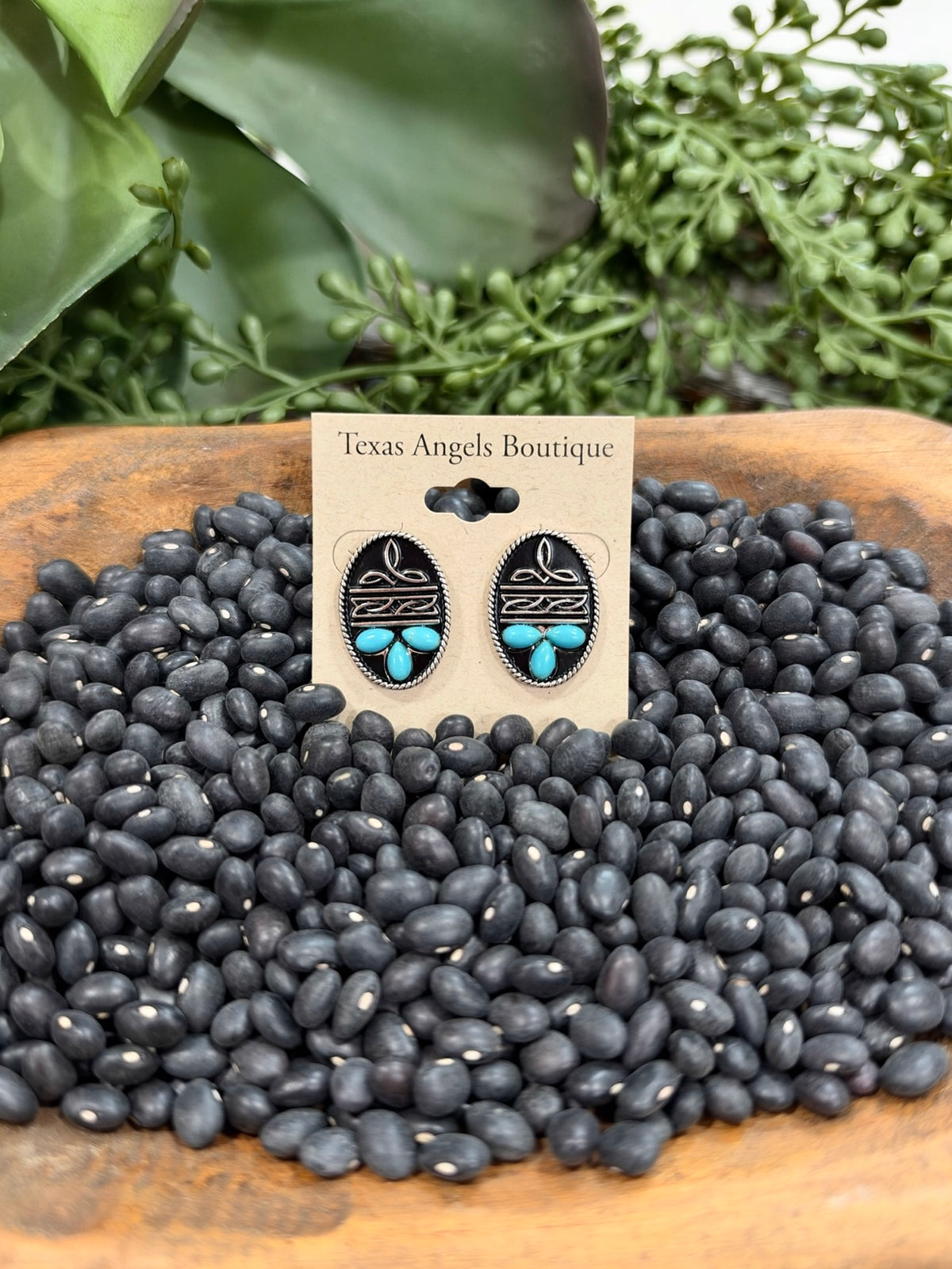 Boot Stitch Post Earrings