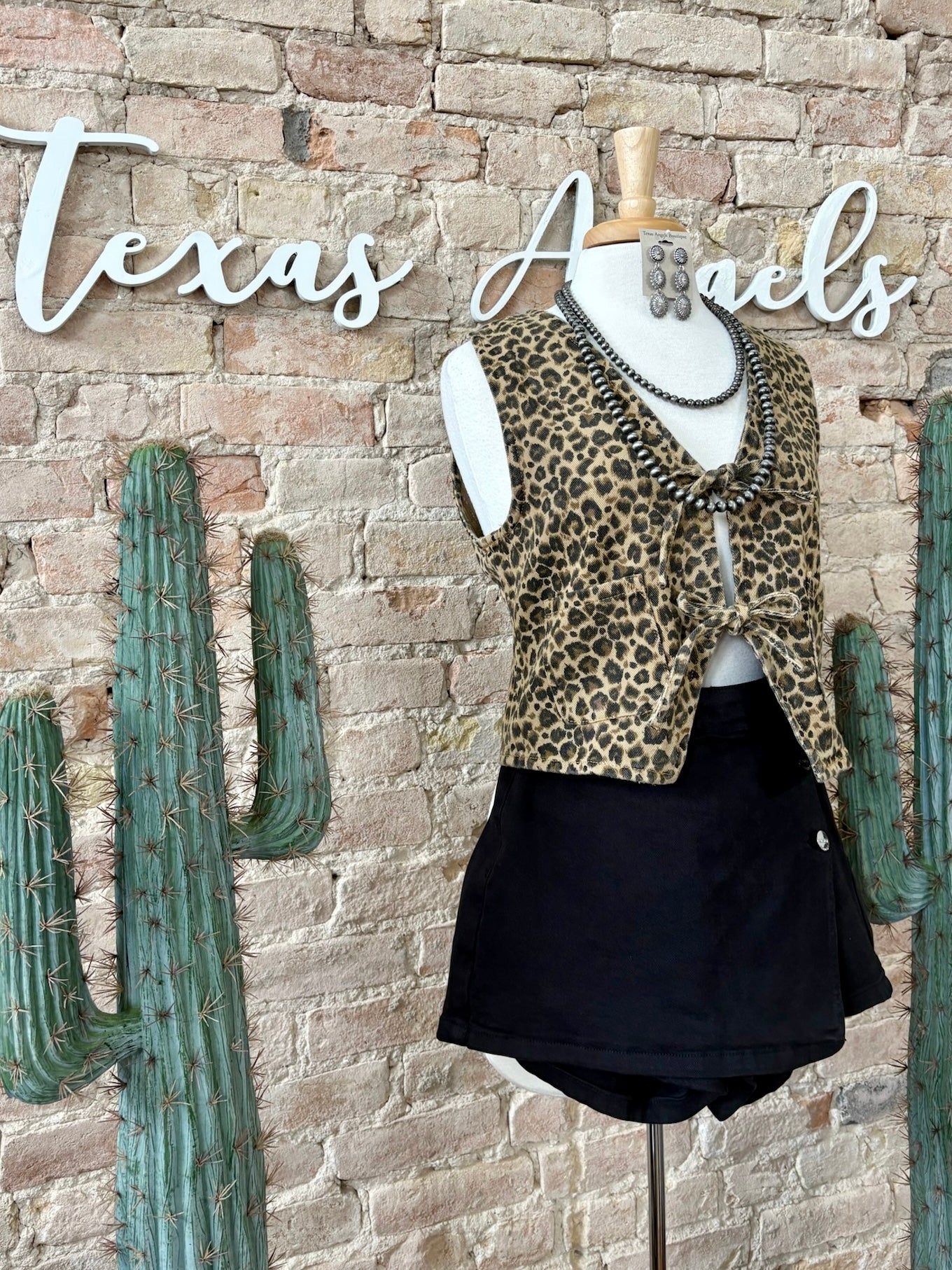 Late Nights Leopard Print Vest