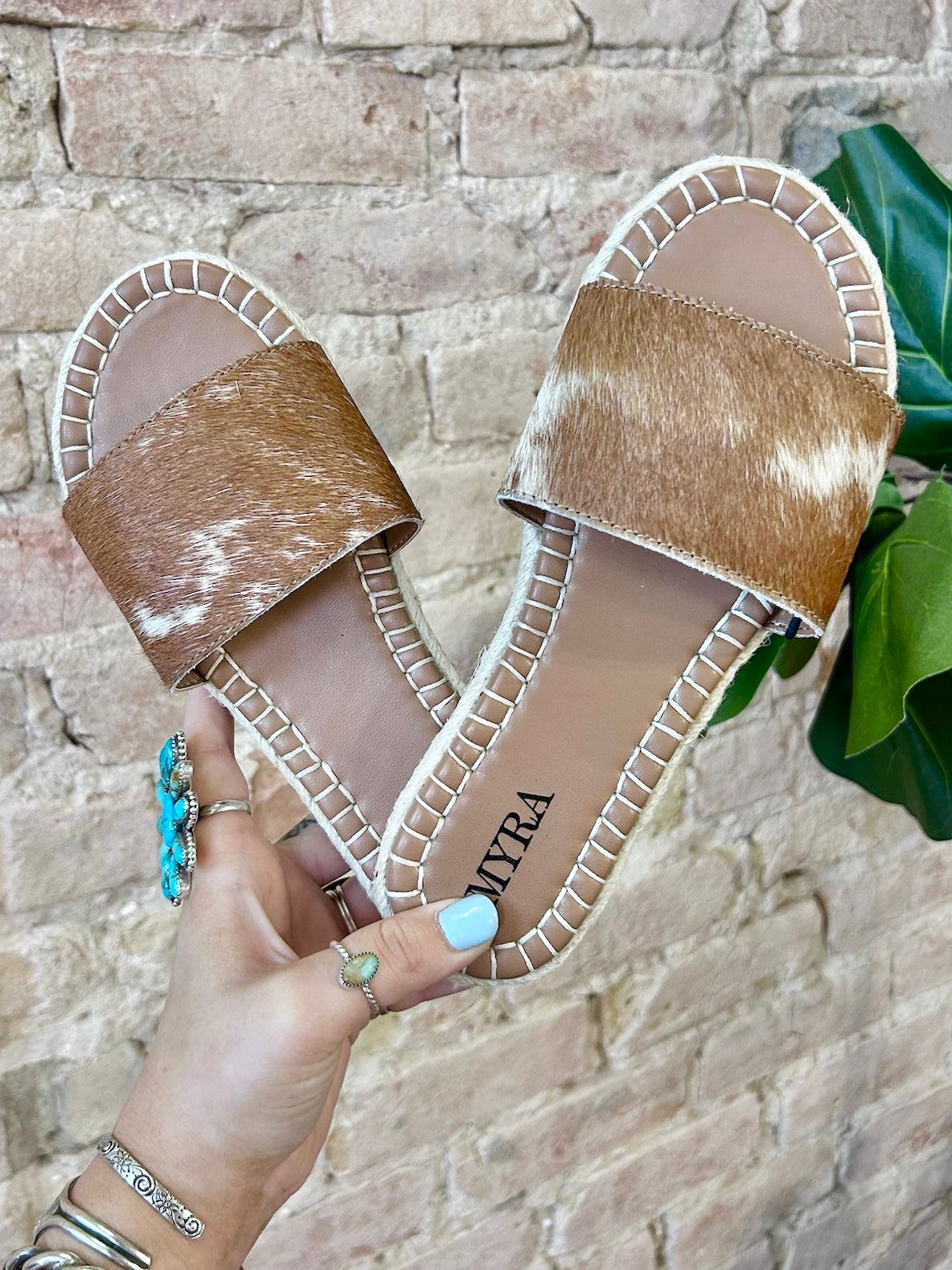 MYRA Cowhide Sandals