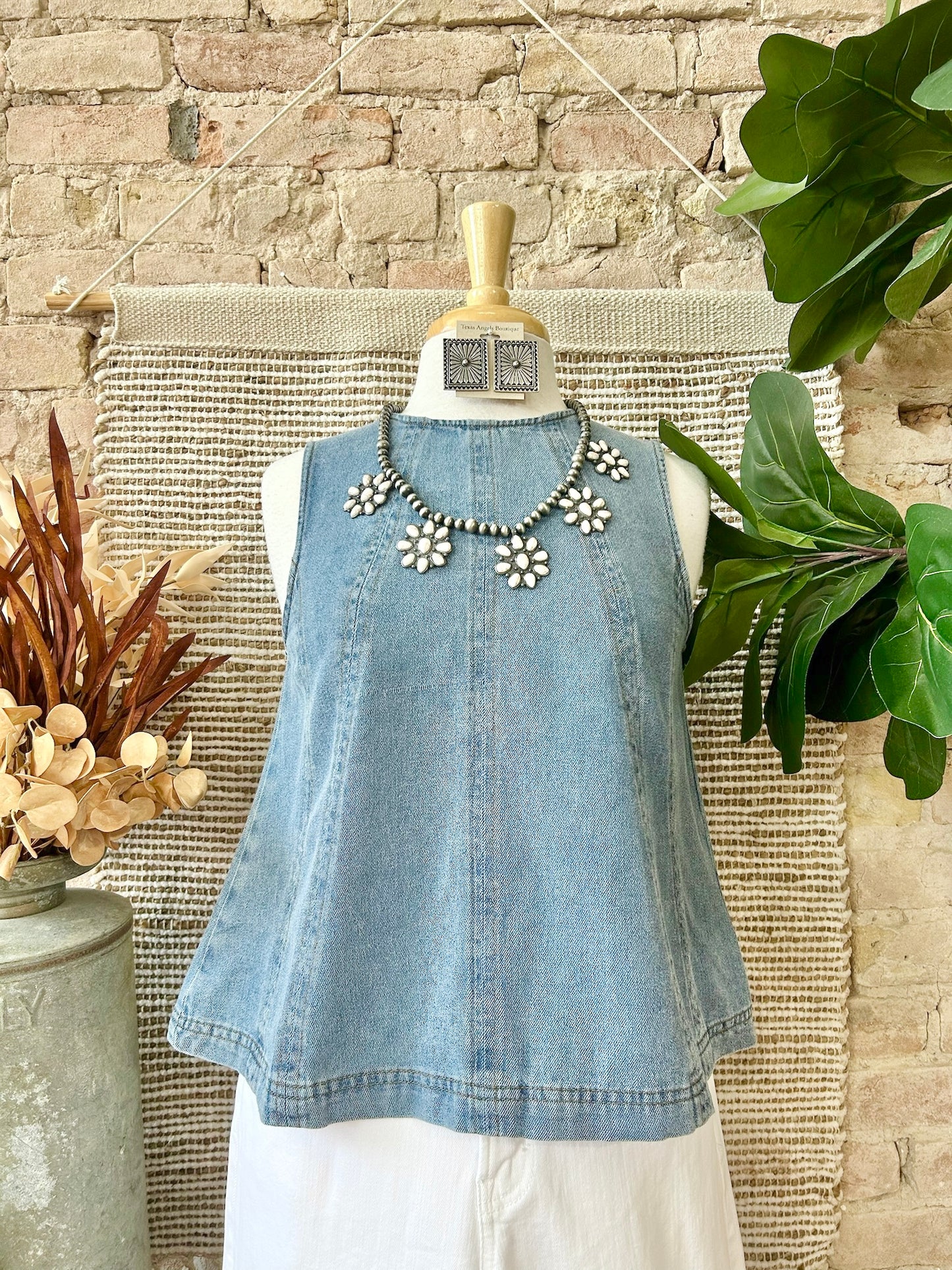 Outskirts Of Town Denim Tank