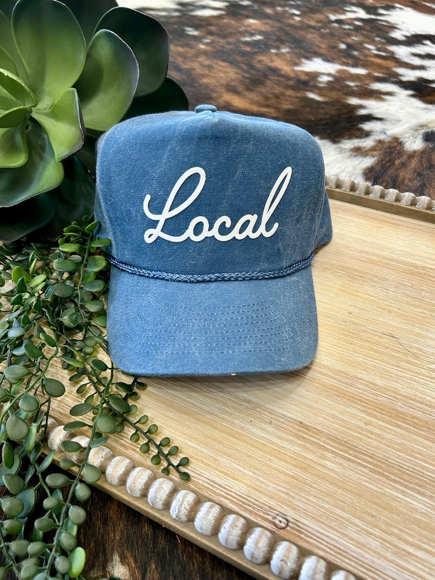Blue Local Trucker Cap
