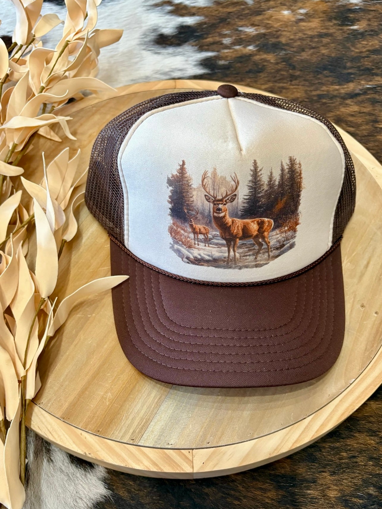 Deer Season Brown Trucker Hat