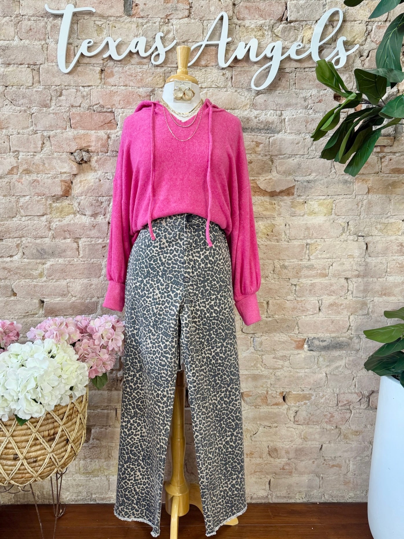 The Hottie In The Hot Pink Hoodie