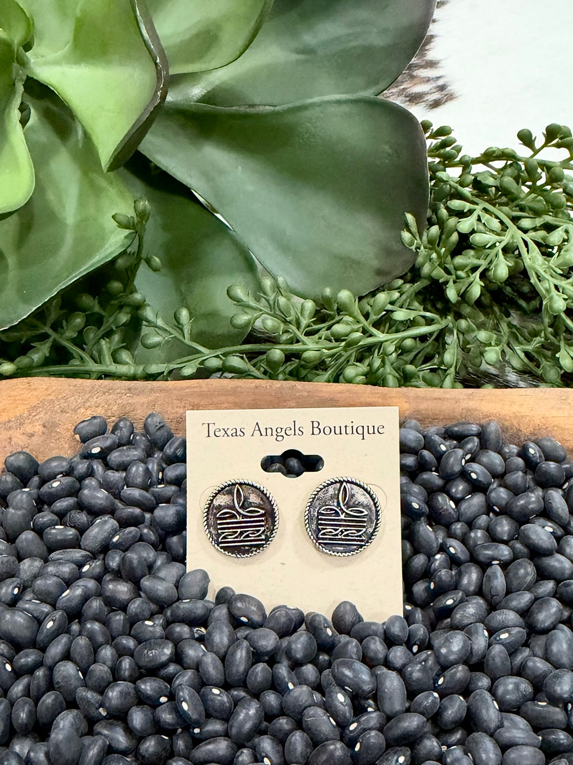 Silver Circle Boot Stitch Studs