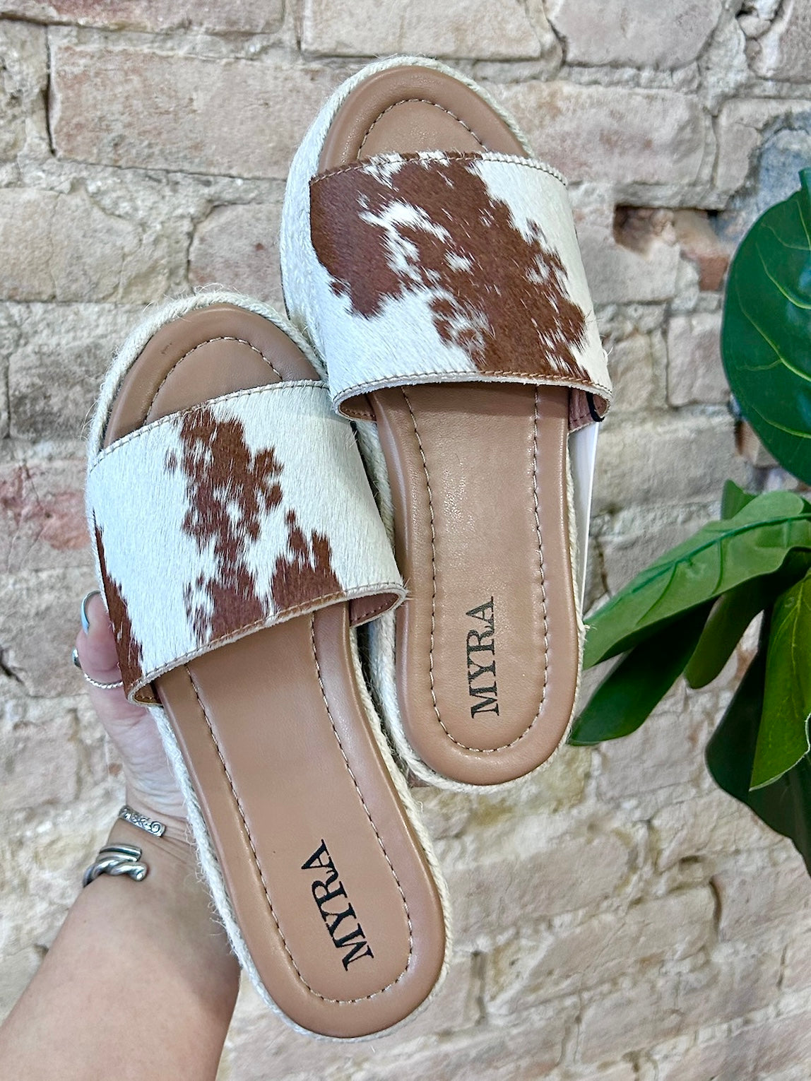 MYRA Cowhide Platforms
