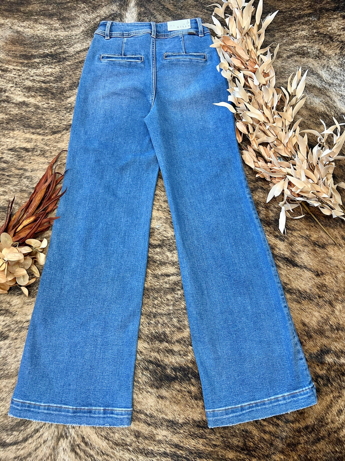 The Right Way Wide Leg Risen Jeans