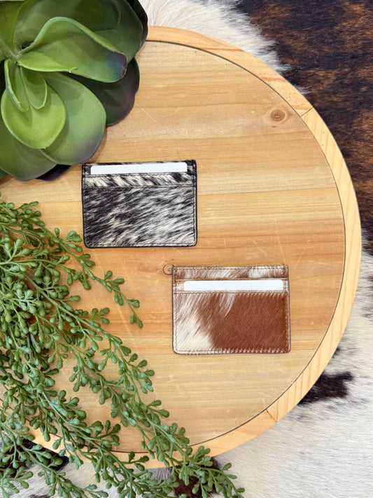 RESTOCK MYRA Cowhide Card Holders