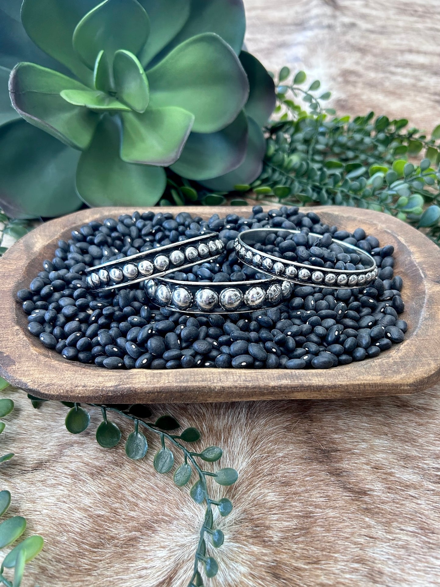 Small Silver Bangle