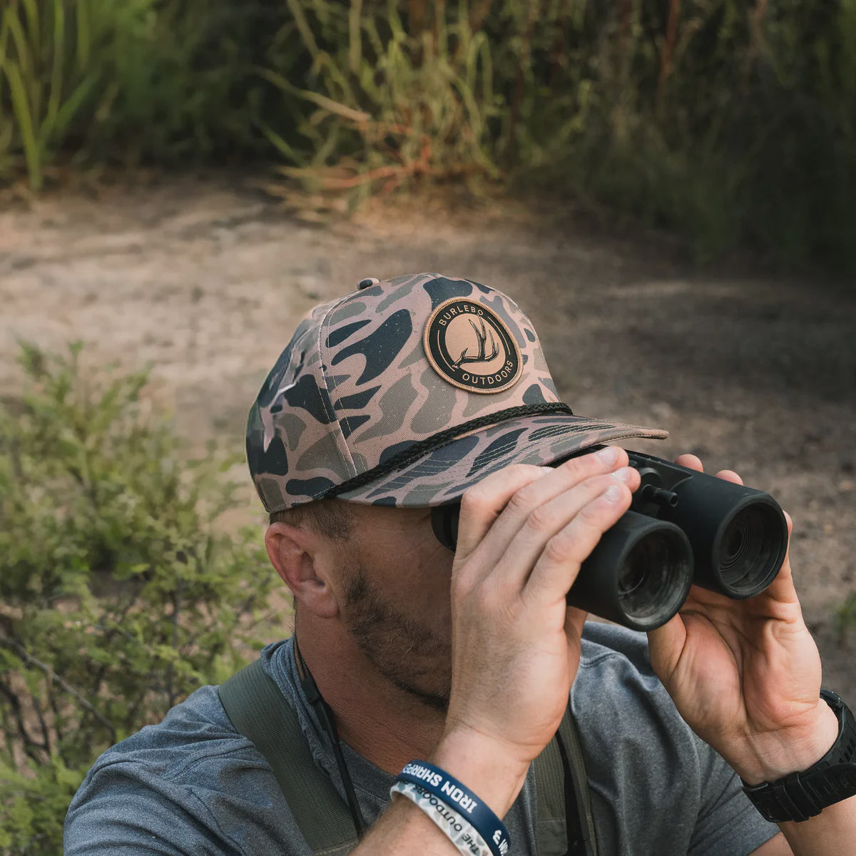 Burlebo Antler Patch Camo Cap