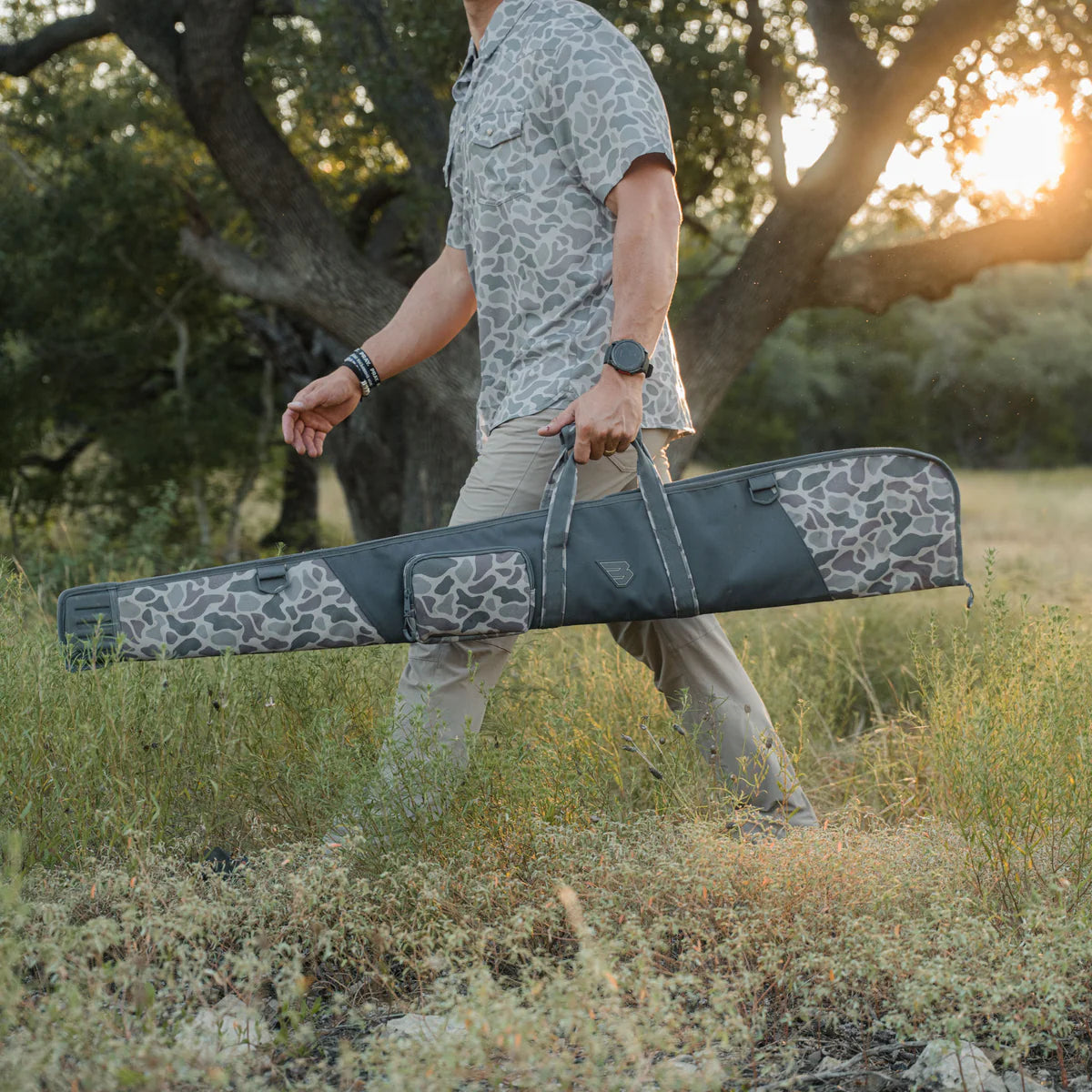 Burlebo Classic Deer Camo Single Rifle Case
