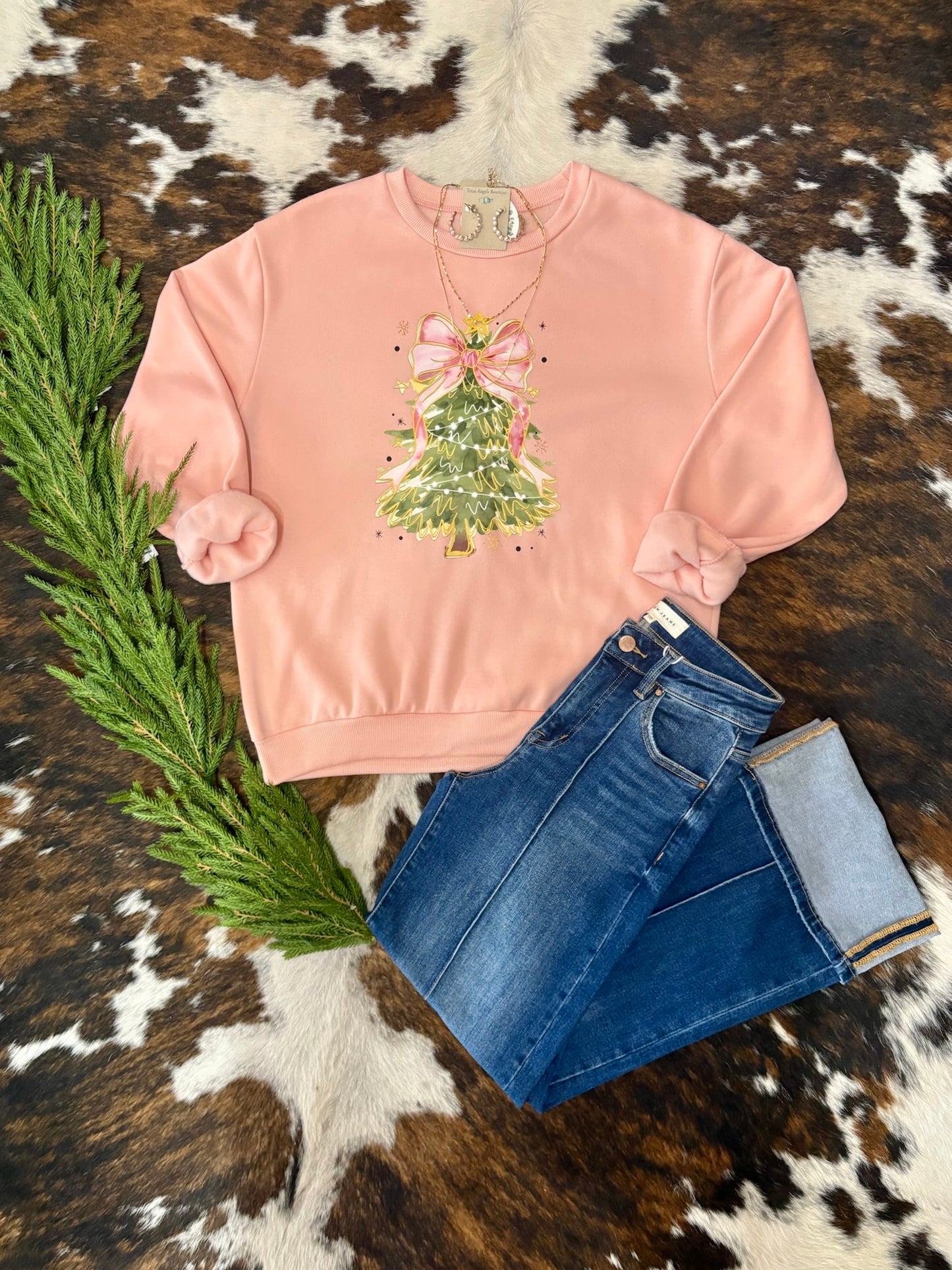Dreaming Of A Pink Christmas Sweatshirt