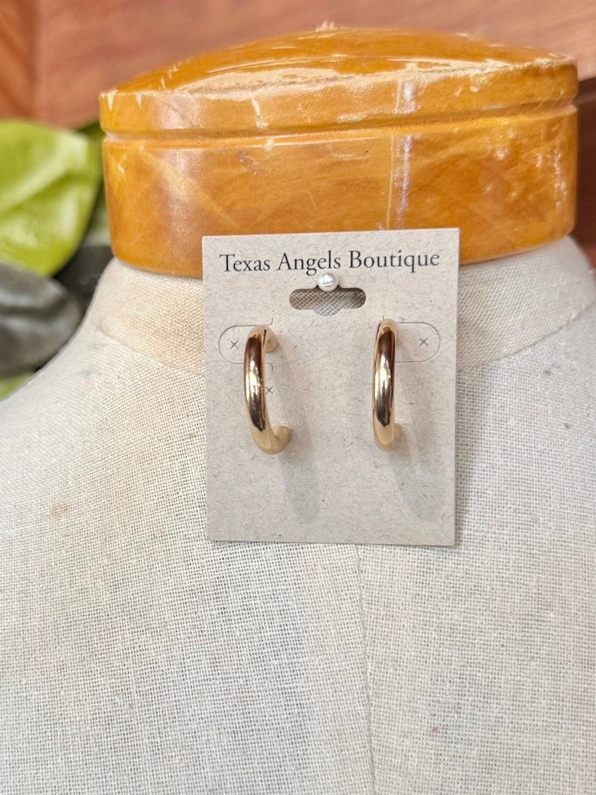 Classic Gold Hoop Earrings