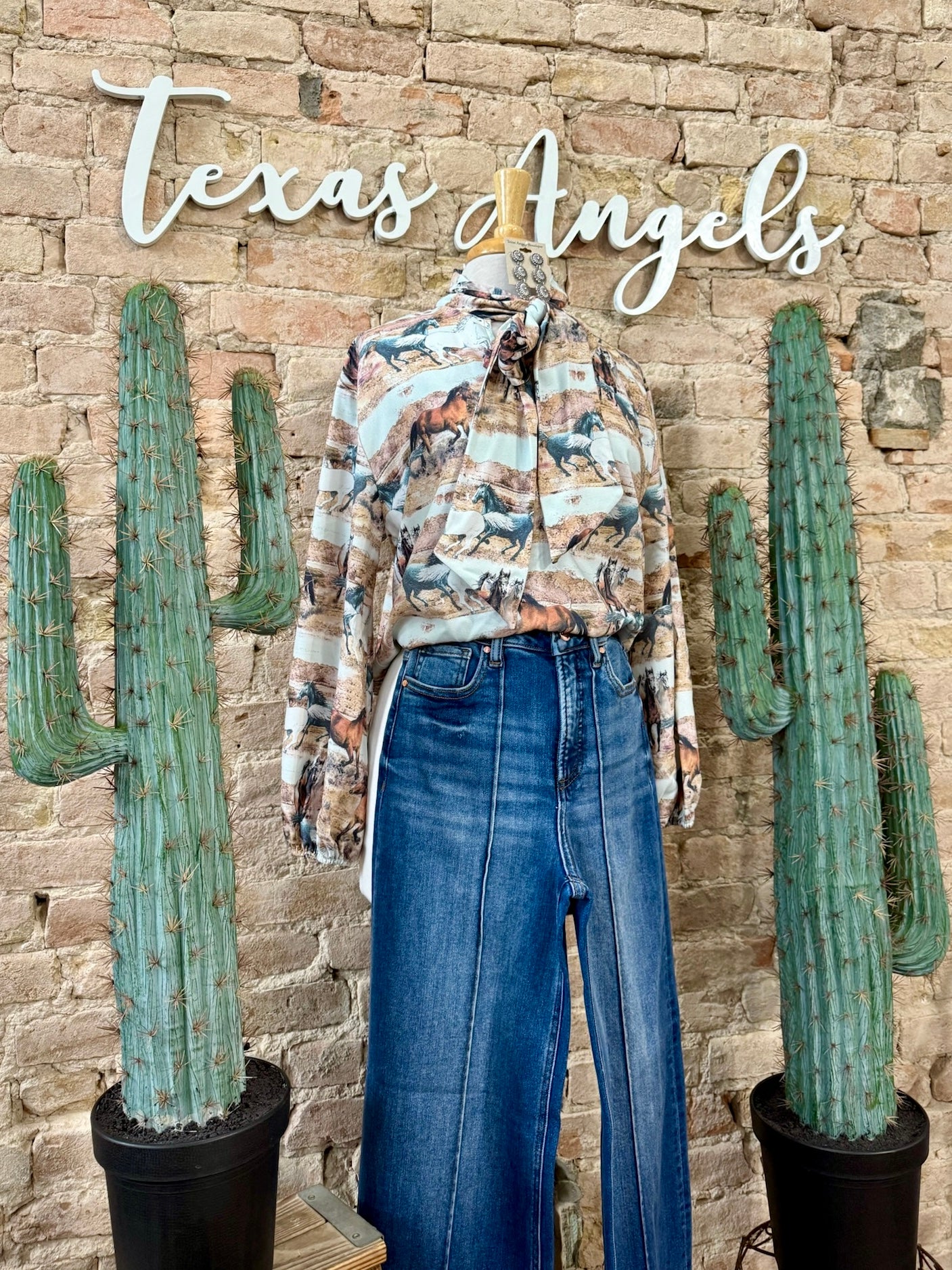 Wild & Free Western Blouse